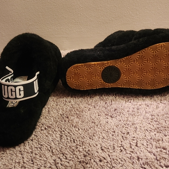Ugg Fluff Yeah Slide Black - Picture 3 of 4